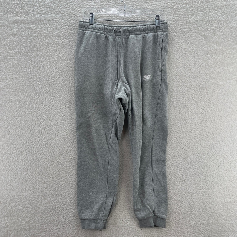 Nike Sweatpants Mens M Gray Sportswear Club Fleece Jogger Gym Comfort Sport